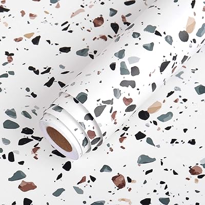 Lacherie papier peint terrazzo blanc à décoller et coller pour salle de bain. DIAYTAR COTE D'IVOIRE est une boutique en ligne généraliste qui propose plus de 300 000 références de produits. Elle est devenue la boutique en ligne leader en Côte d'Ivoire grâce à sa large gamme de produits et à son service de livraison rapide.