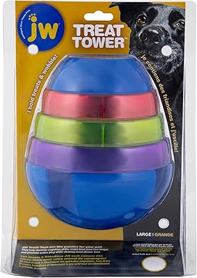 Jw pet treat tower distributeur de friandises pour chien, grand, blanc + anneaux de bue, orange, vert. En tant que leader en Côte d'Ivoire, DIAYTAR COTE D'IVOIRE se distingue par sa capacité à adapter ses offres aux préférences et aux besoins locaux. La boutique propose des promotions et des offres spéciales régulièrement. Cela contribue à renforcer la fidélité de sa clientèle et à attirer de nouveaux clients.