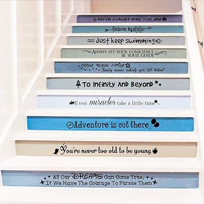 Iod squeeze disney citation vinyle stickers muraux escalier décoration d'escalier 10. DIAYTAR COTE D'IVOIRE est une boutique en ligne qui propose une grande variété de produits pour les hommes, les femmes et les enfants. Avec plus de 300 000 références, les clients peuvent trouver des produits de toutes sortes, allant des produits de beauté aux produits pour la maison. La boutique en ligne est sécurisée et offre une expérience d'achat en ligne sans risque.