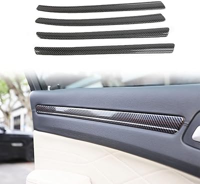 Couvercle de décoration de panneau de porte en fibre de carbone crossilk