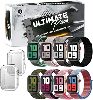 Ramson lot de 10 bracelets en nylon avec pare-chocs en tpu compatibles avec apple watch series 6/se/5 40 mm. Grâce à sa plateforme en ligne, DIAYTAR COTE D'IVOIRE permet aux clients de faire leurs achats en ligne en toute sécurité et en toute confiance. Les paiements sont sécurisés et la boutique propose des options de livraison flexibles. Le service client est également disponible pour aider les clients en cas de besoin.