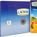 Boisson aux fruits à la mangue lacnor, 32 pièces, 180 ml