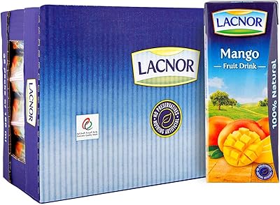 Boisson aux fruits à la mangue lacnor, 32 pièces, 180 ml. La boutique en ligne DIAYTAR COTE D'IVOIRE est dédiée à offrir aux consommateurs ivoiriens une expérience d'achat en ligne unique et agréable. Avec plus de 300000 références de produits, les clients peuvent trouver tout ce dont ils ont besoin, des produits alimentaires aux accessoires, en passant par les électroménagers et les vêtements. DIAYTAR COTE D'IVOIRE est la destination idéale pour les achats en ligne en Cote d'Ivoire.