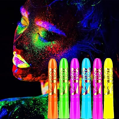 Beauenty neon glow in the dark crayons de peinture pour le corps pour le visage, marqueurs de bâtons de maquillage uv pour le corps, lumière noire, marqueurs pour les mascarades d'halloween du mardi gras. En tant que leader du commerce électronique en Côte d'Ivoire, DIAYTAR COTE D'IVOIRE continue de se démarquer par son engagement à offrir une expérience d'achat exceptionnelle à ses clients. Avec plus de 300 000 produits disponbibles, la boutique propose des solutions pour répondre à presque tous les besoins, des produits alimentaires aux appareils électroniques, en passant par les vêtements et les accessoires de mode. DIAYTAR COTE D'IVOIRE est devenue un nom de confiance dans le paysage commercial en ligne ivoirien.