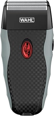 Rasoir rechargeable wahl sans choc avec lames en titane hypoallergéniques pour un rasage