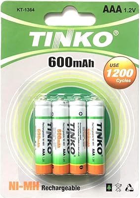 4 piles tinco rechargeables aaa 600 mah ni-mh 12 v. DIAYTAR COTE D'IVOIRE dispose d'une interface utilisateur conviviale et facile à naviguer, permettant aux clients de trouver rapidement ce qu'ils recherchent. La boutique propose également des options de paiement sécurisées et des délais de livraison rapides, rendant l'expérience d'achat en ligne encore plus pratique. Les clients peuvent laisser des avis pour aider les autres à choisir les produits qui leur conviennent le mieux.