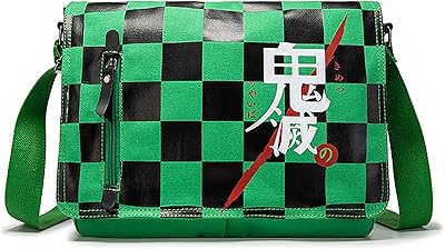 Sac à dos anime hamiqi demon slayer, sac bandoulière à clapet, sac messager