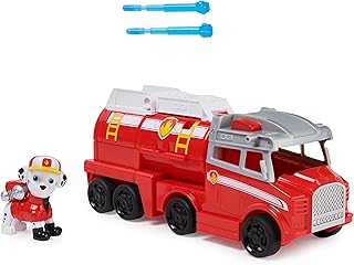 Paw patrol, big truck pups marshall transforming truck toy avec figurine à collectionner