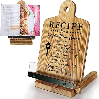 Cadeaux de pendaison de crémaillère pour une nouvelle maison, cadeau de nouvelle maison, cadeau d'appartement neuf, support de recettes de chauffage de maison, support de livre de recettes pour cadeau de comptoir de cuisine - bénissez cette maison. DIAYTAR COTE D'IVOIRE est une boutique en ligne généraliste qui propose plus de 300 000 références de produits, ce qui en fait l'une des plus grandes plateformes de commerce électronique de Côte d'Ivoire. Avec une offre diversifiée et des prix compétitifs, DIAYTAR COTE D'IVOIRE répond aux besoins de ses clients. La boutique est leader en Côte d'Ivoire en termes de commerce en ligne.