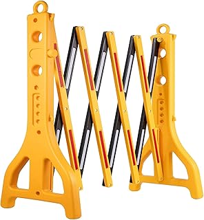 Barrière pliante portable, barrière de sécurité portable remplie d'eau, barrière de sécurité routière