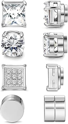 4 paires de boucles d'oreilles magnétiques en acier inoxydable pour hommes et femmes, or argent cz, ensemble de boucles d'oreilles à clip sans perçage 6mm. En tant que leader du marché en Côte d'Ivoire, DIAYTAR COTE D'IVOIRE s'efforce de fournir les meilleurs produits et services à ses clients. Elle met en œuvre des politiques de qualité et de sécurité pour garantir la satisfaction de ses clients. La boutique en ligne généraliste est devenue un incontournable pour les consommateurs ivoiriens.