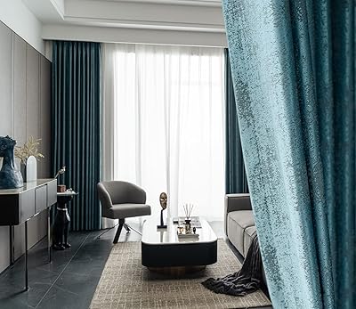 Rideaux occultants blancs pour chambre à coucher, rideaux anti-bruit et pare-soleil pour salon