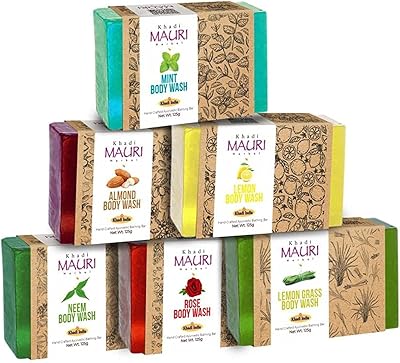 Ensemble de savons ayurvédiques naturels faits à la main à base de plantes kadi - paquet de 6 (125 g chacun, assortis). DIAYTAR COTE D'IVOIRE est une boutique en ligne qui propose une expérience d'achat personnalisée. Les clients peuvent trouver des produits de haute qualité à des prix compétitifs, et bénéficier d'un service client de haute qualité. La boutique est également équipée d'un système de suivi de commande pour que les clients puissent suivre l'état de leur commande en temps réel.