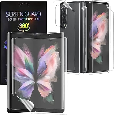 Protecteur d'écran galaxy z fold 3, [2set 8pcs] couverture extérieure complète hd + écran intérieur en tpu + couverture arrière protecteur d'écran flexible pour samsung galaxy z fold 3 5g [sans bulles] [installation simple]. DIAYTAR COTE D'IVOIRE est une boutique en ligne qui propose une expérience d'achat unique et personnalisée à ses clients. Avec plus de 300 000 références de produits, les clients peuvent trouver tout ce dont ils ont besoin pour améliorer leur vie quotidienne. La boutique est engagée à offrir un service client de haute qualité et à garantir la satisfaction de ses clients.