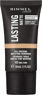 Fond de teint mat longue tenue rimmel london, 200 beige doux, 30 ml