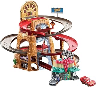 Coffret de jeu de voiture de course en montagne disney heater springs