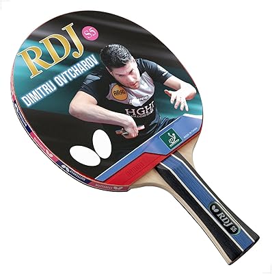 La raquette de tennis de table butterfly rdj s5 shakehand de la série