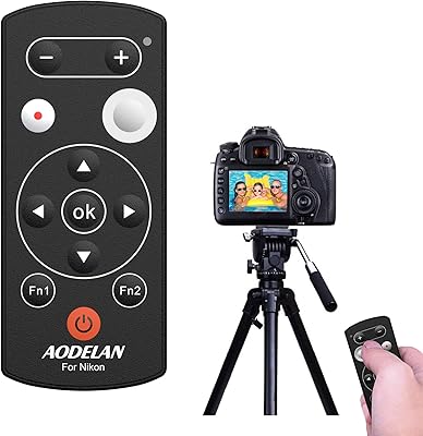 Télécommande d'appareil photo aodelan pour nikon p1000 compatible avec nikon coolpix p1000 b600 a1000 z50 p950, remplacement nikon ml-l7. La boutique en ligne DIAYTAR COTE D'IVOIRE propose une gamme de produits exceptionnellement large, allant des produits de beauté aux jeux vidéo en passant par les produits pour la maison. Avec plus de 300000 références, elle est en mesure de satisfaire les besoins de tous les clients, qu'ils soient particuliers ou professionnels. La boutique est fière de son engagement envers la qualité et la satisfaction client.