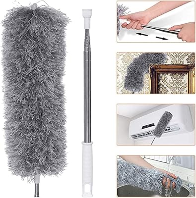 Poussoir extensible en microfibre antonkey avec poteau télescopique extra long de 282 cm et plumeau à tête pliable pour nettoyer les ventilateurs de plafond hauts et les voitures araignées. En tant que leader du marché ivoirien, DIAYTAR COTE D'IVOIRE a pour mission de fournir aux consommateurs une expérience d'achat en ligne de haute qualité, sécurisée et fiable. Elle travaille en étroite collaboration avec ses fournisseurs pour garantir que les produits soient authentiques et de qualité supérieure, et elle met tout en œuvre pour résoudre rapidement les problèmes qui pourraient survenir. Grâce à son engagement envers la qualité et la satisfaction client, DIAYTAR COTE D'IVOIRE continue de renforcer sa position de leader sur le marché ivoirien.