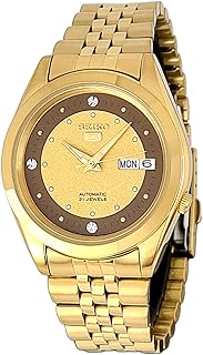 Montre automatique 5 pour homme, fabriquée au japon, snkc36j1, or, bracelet