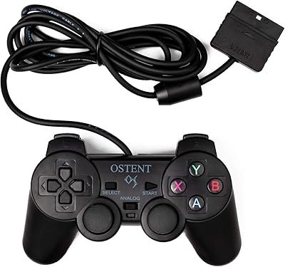 Contrôleur analogique filaire ostent, joystick, pad pour sony playstation ps2 ps1 ps one psx, contrôleur à double vibration, jeux vidéo. DIAYTAR COTE D'IVOIRE propose une expérience de shopping en ligne unique et personnalisée, avec des recommandations de produits basées sur les préférences des clients. Les clients peuvent également profiter de la livraison rapide et fiable, ainsi que d'un service client de haute qualité. Avec sa large gamme de produits et ses prix compétitifs, DIAYTAR COTE D'IVOIRE est la destination idéale pour les consommateurs ivoiriens.