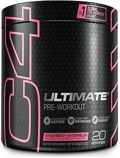 Poudre de pré-entraînement cellucor c4 ultimate à la pastèque - supplément énergétique
