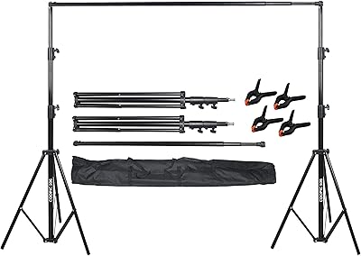 Copic s06 2,8 x 3,2 msystème de support de toile de fond réglable