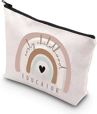 Tsotmo cadeau pour enseignant en bas âge, trousse de maquillage pour éducateur