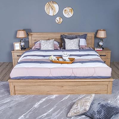 Cadre de lit king size danube home (180 x 200 cm)