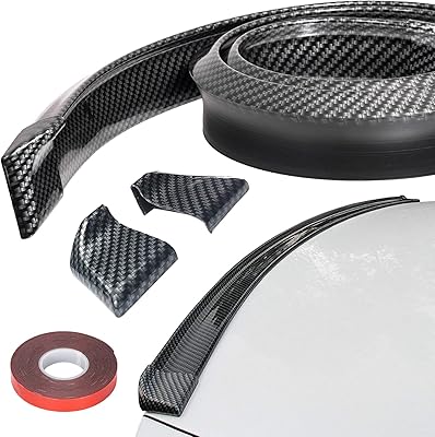 Spoiler arrière sporter de 150 cm, kit de rebord de toit de coffre universel avec motif en fibre de carbone noir brillant, convient à la plupart des voitures, installation sans perçage. DIAYTAR COTE D'IVOIRE est synonyme de qualité et de confiance pour les acheteurs ivoiriens et internationaux. Avec un large éventail de produits provenant de marques reconnues, cette boutique en ligne généraliste répond aux besoins de tous les clients. La garantie de satisfaction et l'engagement de DIAYTAR envers ses clients expliquent son succès et sa position de leader dans le marché.
