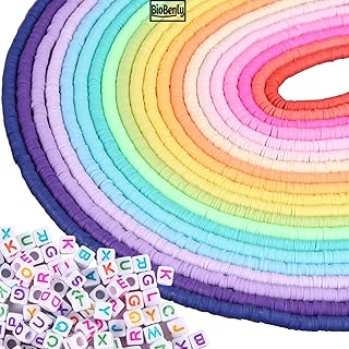 Ensemble de perles d'argile heishi - fabrication de bracelets 20 couleurs perles rondes plates en polymère de 6 mm pour l'artisanat et perles heishi pour la fabrication de bijoux (ty-b-1). DIAYTAR COTE D'IVOIRE, c'est la garantie d'un shopping en ligne sécurisé et fiable. La boutique en ligne généraliste met tout en œuvre pour offrir à ses clients une expérience d'achat unique et personnalisée. Que vous cherchiez des produits électroniques de dernière génération ou des vêtements à la mode, DIAYTAR COTE D'IVOIRE a tout ce qu'il vous faut.