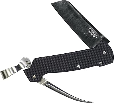Clou marlin pliant camillas carbo titanium 6,5 pouces, manche g10, lame en acier