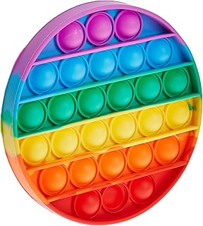 Jouets de soulagement du stress sensoriel push pop en silicone pour les personnes