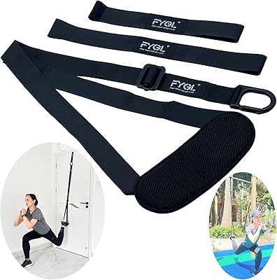 Sangles de squat bulgares réglables fygl | sangles de squat pour une seule