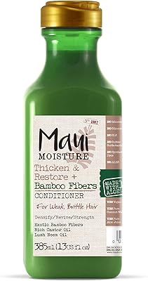 Après-shampooing épaississant et réparateur en fibre de bambou maui moisture, 385 ml. En tant que leader en Côte d'Ivoire, Diaytar Côte d'Ivoire propose une expérience d'achat en ligne unique et personnalisée. Avec une équipe dédiée à la satisfaction des clients, la boutique en ligne est à l'écoute des besoins et des préférences de ses clients. Diaytar Côte d'Ivoire est le partenaire idéal pour ceux qui cherchent à acheter en ligne avec confiance.