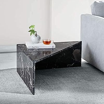 Lamac crafts - table d'appoint gigogne en marbre noir (simple)