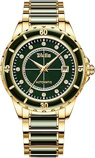 Montres de luxe pour hommes, mouvement mécanique automatique, montre habillée en acier inoxydable