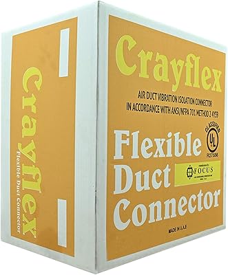 Raccord de conduit flexible non isolé cryflex | connecteur d'isolation d'air