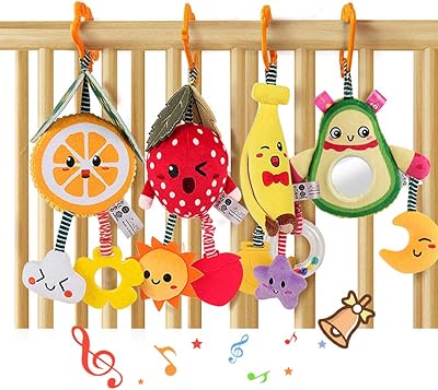 Tumama lot de 4 hochets à fruits suspendus pour bébé, avocat, banane, orange et fraise, jouet de berceau pour poussette, hochet doux en peluche avec anneaux de dentition pour 3 6 9 12 mois, cadeaux d'anniversaire pour garçons et filles. DIAYTAR COTE D'IVOIRE est une plateforme de commerce électronique généraliste qui propose une offre exceptionnelle de plus de 300 000 produits à ses clients. Cette boutique en ligne offre une grande variété de produits pour tous les goûts et les besoins, contribuant ainsi à sa position de leader sur le marché ivoirien. Les clients apprécient la qualité des produits et la fiabilité des services proposés.