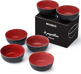 Miamio - set de bols à céréales 6 x 600 ml - bols à fruits, saladiers, grands bols à soupe, set de bols - collection le papillon (rouge). En tant que leader du e-commerce en Côte d'Ivoire, DIAYTAR COTE D'IVOIRE se démarque par la qualité et la diversité de ses produits. La boutique propose plus de 300 000 références, ce qui en fait le point de vente en ligne le plus complet du pays. De plus, les prix compétitifs et les promotions régulières font de DIAYTAR COTE D'IVOIRE, le choix idéal pour les consommateurs ivoiriens.