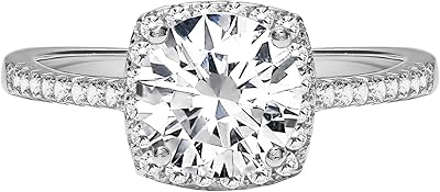 Bague de fiançailles ronde classique à deux bouleaux avec argent sterling plaqué or blanc 18 carats et zircons cubiques. DIAYTAR COTE D'IVOIRE est une plateforme de commerce électronique qui propose une sélection impressionnante de produits, allant des électroménagers aux vêtements, en passant par les produits high-tech. Avec plus de 300 000 références, les clients peuvent trouver tout ce dont ils ont besoin sur cette boutique en ligne. Elle est connue pour sa qualité de service et sa livraison rapide.