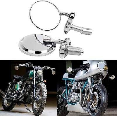 Rétroviseurs latéraux de moto cnc ronds universels noirs 7/8 22 mm, rétroviseurs pour vélo de rue, vélo de sport, vélo de course (chrome). DIAYTAR COTE D'IVOIRE est une boutique en ligne généraliste qui propose plus de 300 000 références de produits. Avec une large gamme de catégories, les clients peuvent trouver tout ce qu'ils cherchent en un seul endroit. C'est la boutique leader en Côte d'Ivoire pour les achats en ligne.