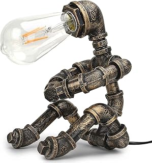 Lampe de table de conduite d'eau en fer industriel de style antique lampe de table robot lampe de bureau steampunk lampe de bureau de style robot pour dessus de lit (ampoule non incluse). DIAYTAR COTE D'IVOIRE, la boutique en ligne généraliste leader en Côte d'Ivoire, propose plus de 300 000 références pour répondre à tous les besoins de ses clients. Avec une sélection variée de produits, DIAYTAR COTE D'IVOIRE est la destination idéale pour les consommateurs ivoiriens. La boutique en ligne offre une expérience d'achat en ligne sécurisée et fiable.