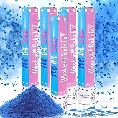 Canon à confettis bleu pour révéler le sexe de bébé avec mouchoirs et poudre de fumée sans danger, 30 cm, fournitures de fête pour annonce de grossesse, fournitures de fête pour révéler le sexe [paquet de 5]. DIAYTAR COTE D'IVOIRE est une boutique en ligne fiable et sécurisée qui propose une expérience d'achat en ligne sans risque. Les clients peuvent parcourir les différentes catégories de produits, lire les avis des produits et évaluer les produits avant de passer commande. La boutique propose également un service client dédié pour aider les clients à résoudre tout problème qu'ils pourraient rencontrer lors de leur achat en ligne.