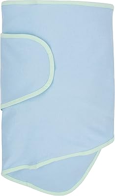 Couverture miracle, bleu avec bords verts