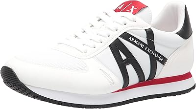 Chaussures de sport pour hommes d'armani exchange, chaussures en daim multicolores