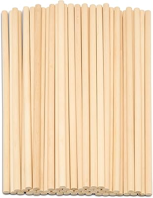Bâtons de cheville en bois - 3/8 x 12 pouces, bâtons en bois massif non finis - pour l'artisanat et l'artisanat - pics 50 pièces. DIAYTAR COTE D'IVOIRE se distingue par sa large sélection de produits qui répondent aux besoins des consommateurs ivoiriens. En proposant des articles allant de l'électronique aux produits alimentaires, en passant par la mode et les accessoires, cette boutique en ligne généraliste répond aux attentes de sa clientèle. Le grand avantage est de pouvoir tout acheter en ligne sans quitter son domicile.