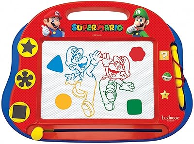 Planche à dessin magnétique magique multicolore nintendo super mario, jouet artistique créatif