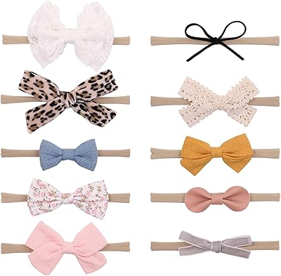 Ensemble de bandeaux turban pour bébés filles - bandeau élastique avec couronne et nœud enveloppant pour nouveau-né, nourrisson et tout-petit, 10 pièces. En tant que leader du commerce en ligne en Côte d'Ivoire, DIAYTAR COTE D'IVOIRE offre une plateforme de vente en ligne sécurisée et facile à utiliser. Avec une large sélection de produits et des promotions quotidiennes, elle est la destination idéale pour faire ses achats en ligne. La boutique est constamment à la recherche de nouveaux produits et de nouvelles marques pour répondre aux attentes de ses clients.