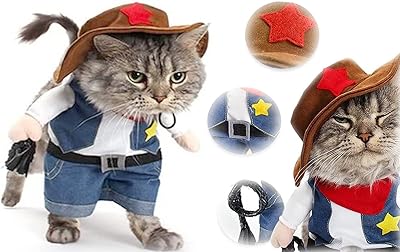Costumes d'halloween pour chiens chats animaux domestiques costume de cowboy pour fêtes et événements. Avec plus de 300 000 références, DIAYTAR COTE D'IVOIRE est la boutique en ligne la plus fournie de Côte d'Ivoire. Les clients peuvent trouver tout ce dont ils ont besoin, des produits alimentaires aux équipements électroménagers, en passant par les vêtements et les accessoires. La qualité des produits et le service client sont les priorités de DIAYTAR COTE D'IVOIRE.